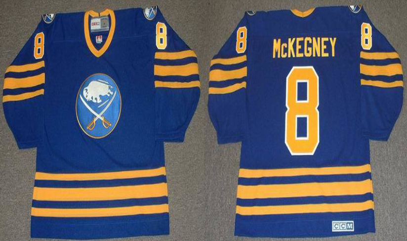 2019 Men Buffalo Sabres 8 McKEGNE BLUE CCM NHL jerseys